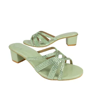 Layal Heels S87H - Mint Green