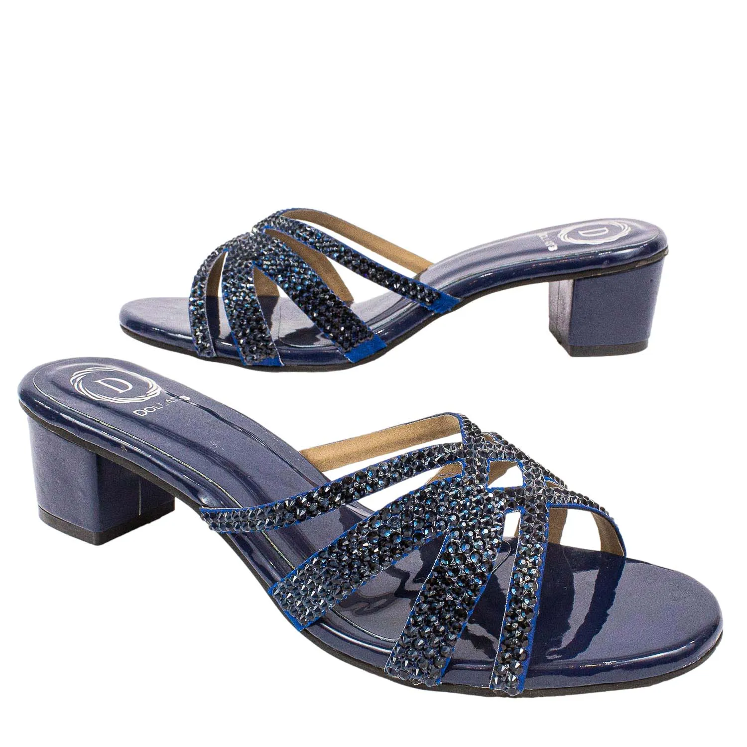 Layal Heels S87H - Navy Blue