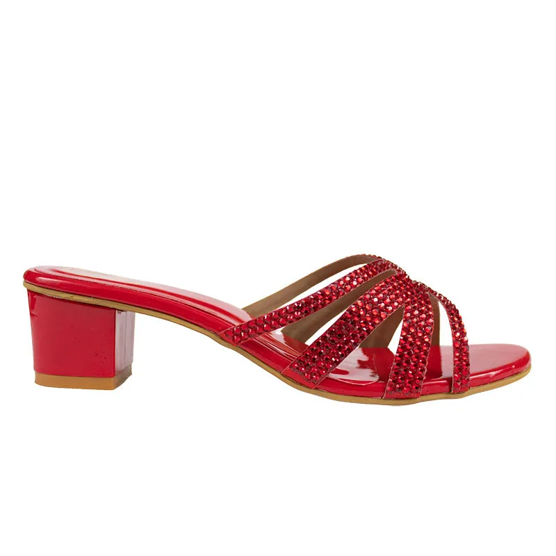 Layal Heels S87H - Red