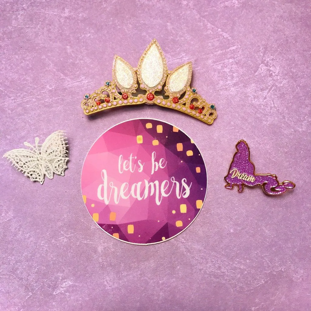 Let's be Dreamers Vinyl Sticker