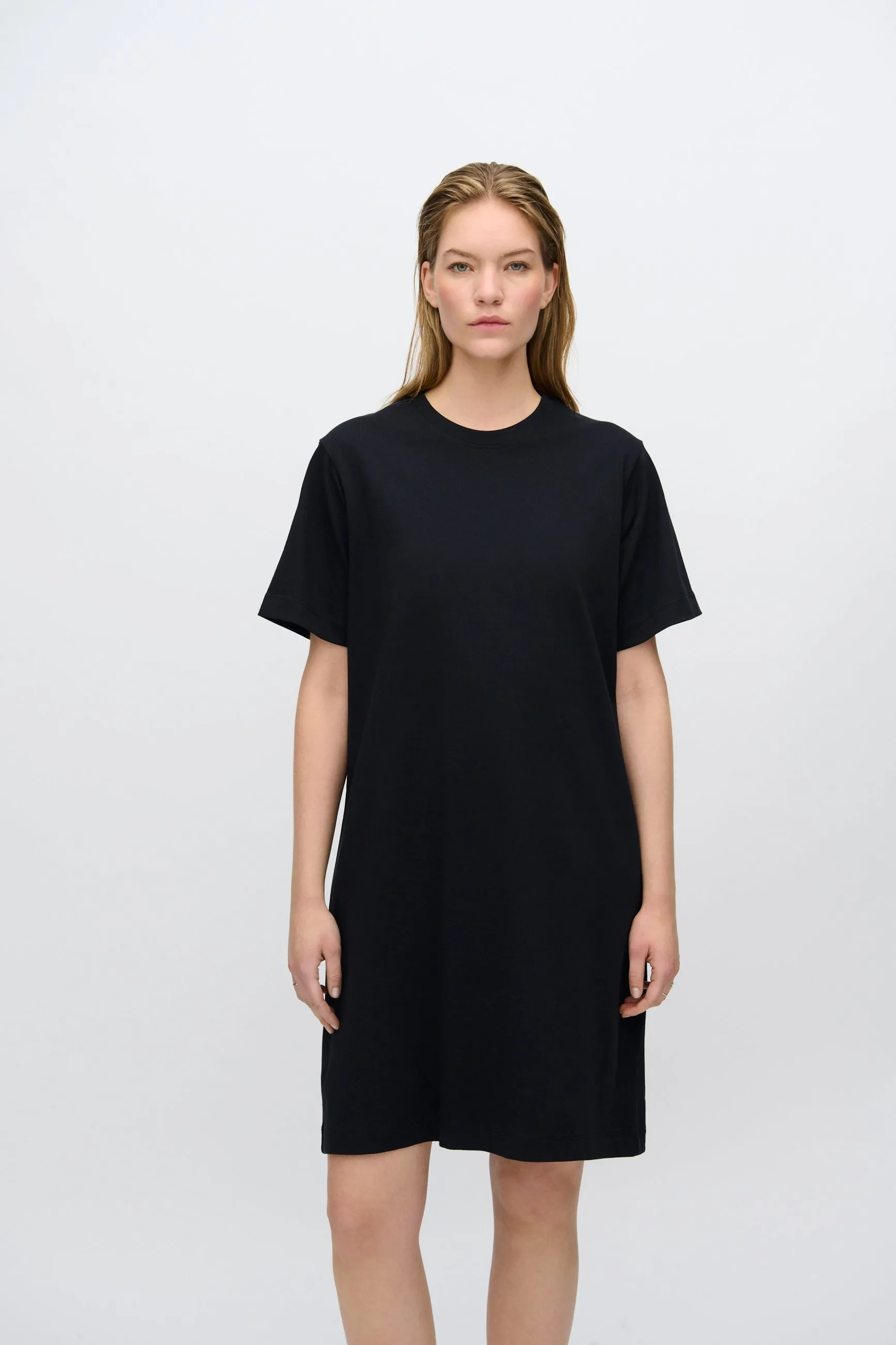 Lida t-shirt dress 4249 GOTS - Black