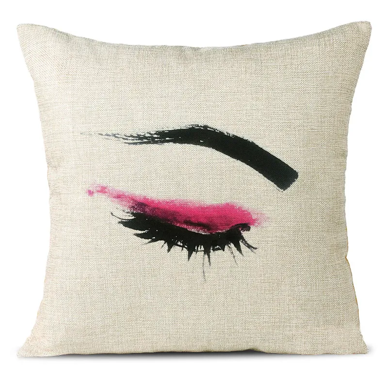 Lines Art Linen Pillowcase