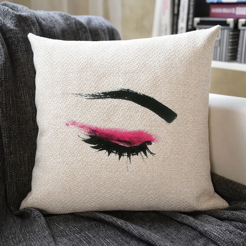 Lines Art Linen Pillowcase