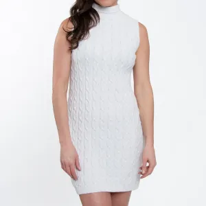 Linnea Sleeveless Cable Knit Sweater Dress