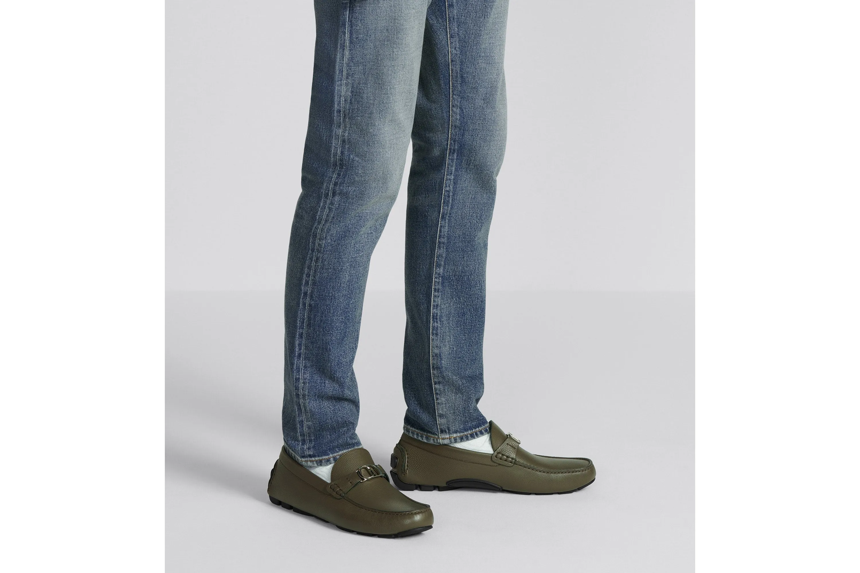 Loafer • Olive Grained Calfskin