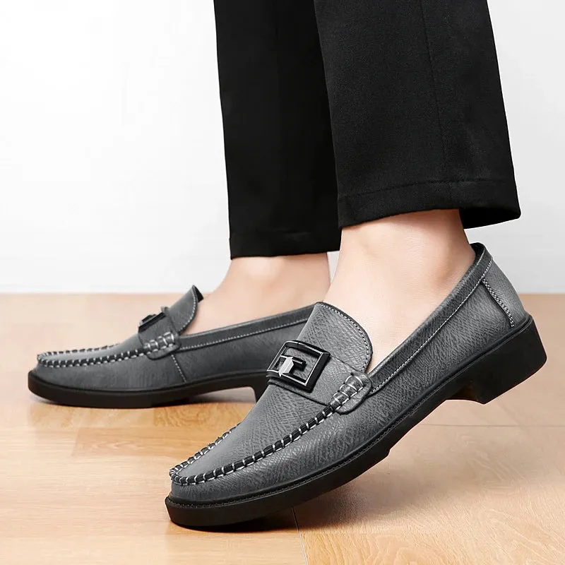 Logan Pierce Textured Leather Loafer