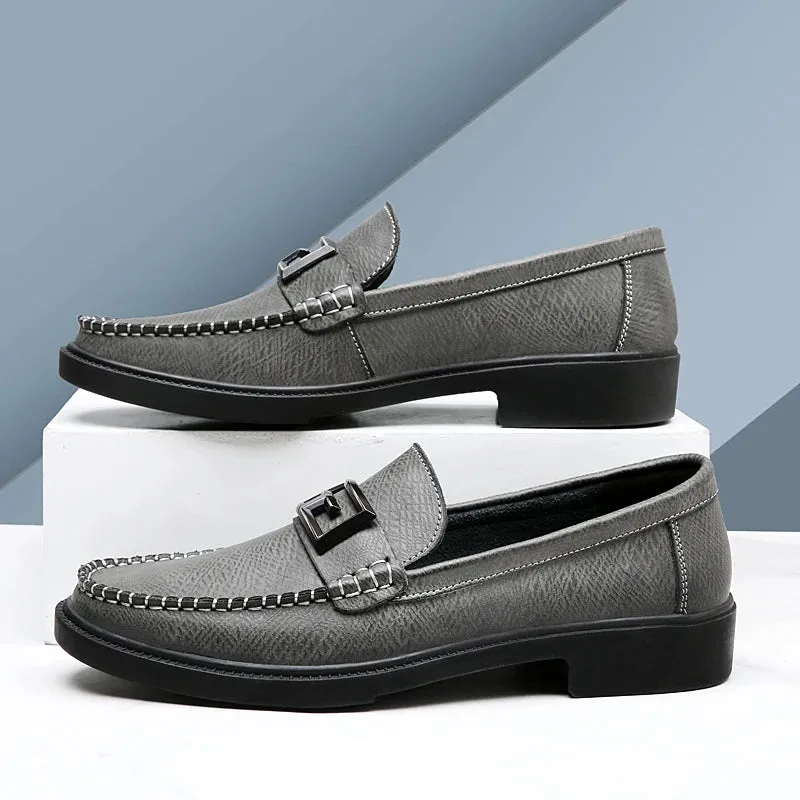 Logan Pierce Textured Leather Loafer