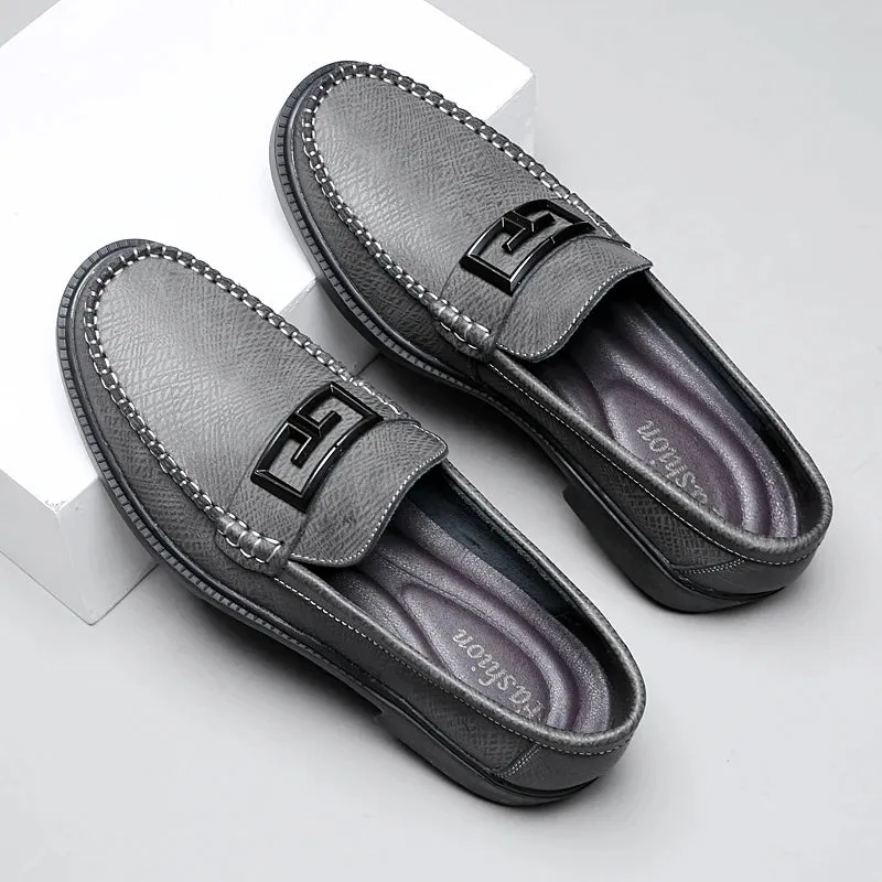 Logan Pierce Textured Leather Loafer