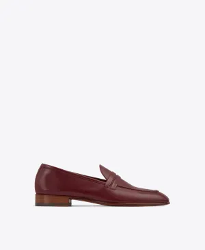 LUCA
Mens Burgundy Leather Loafer
