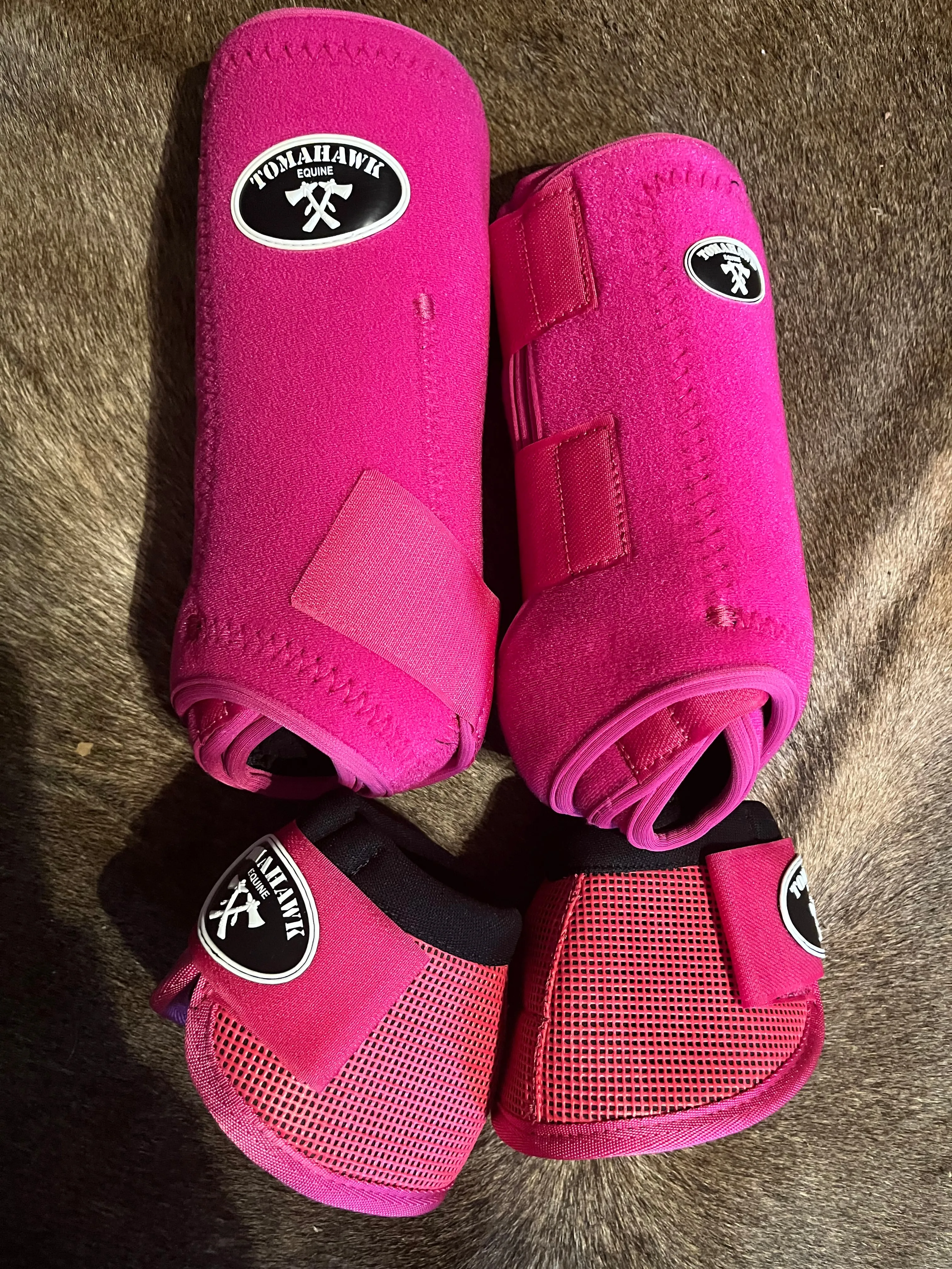 Magenta Sport Boots- Full set with Bell Boots