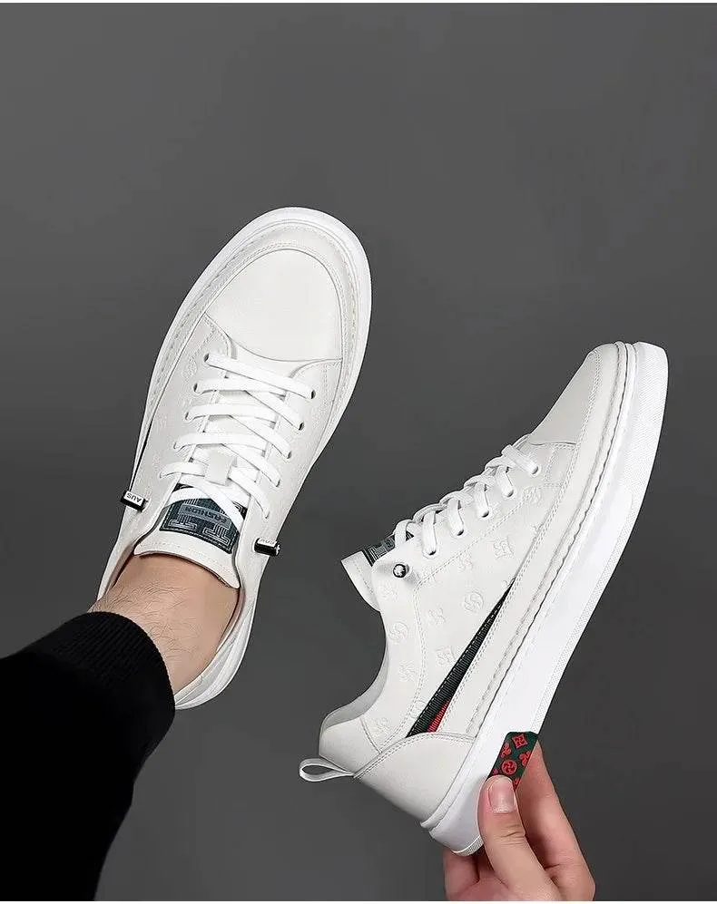 Men's Casual Shoes - Soft Leather Loafers Sneakers - TSS436