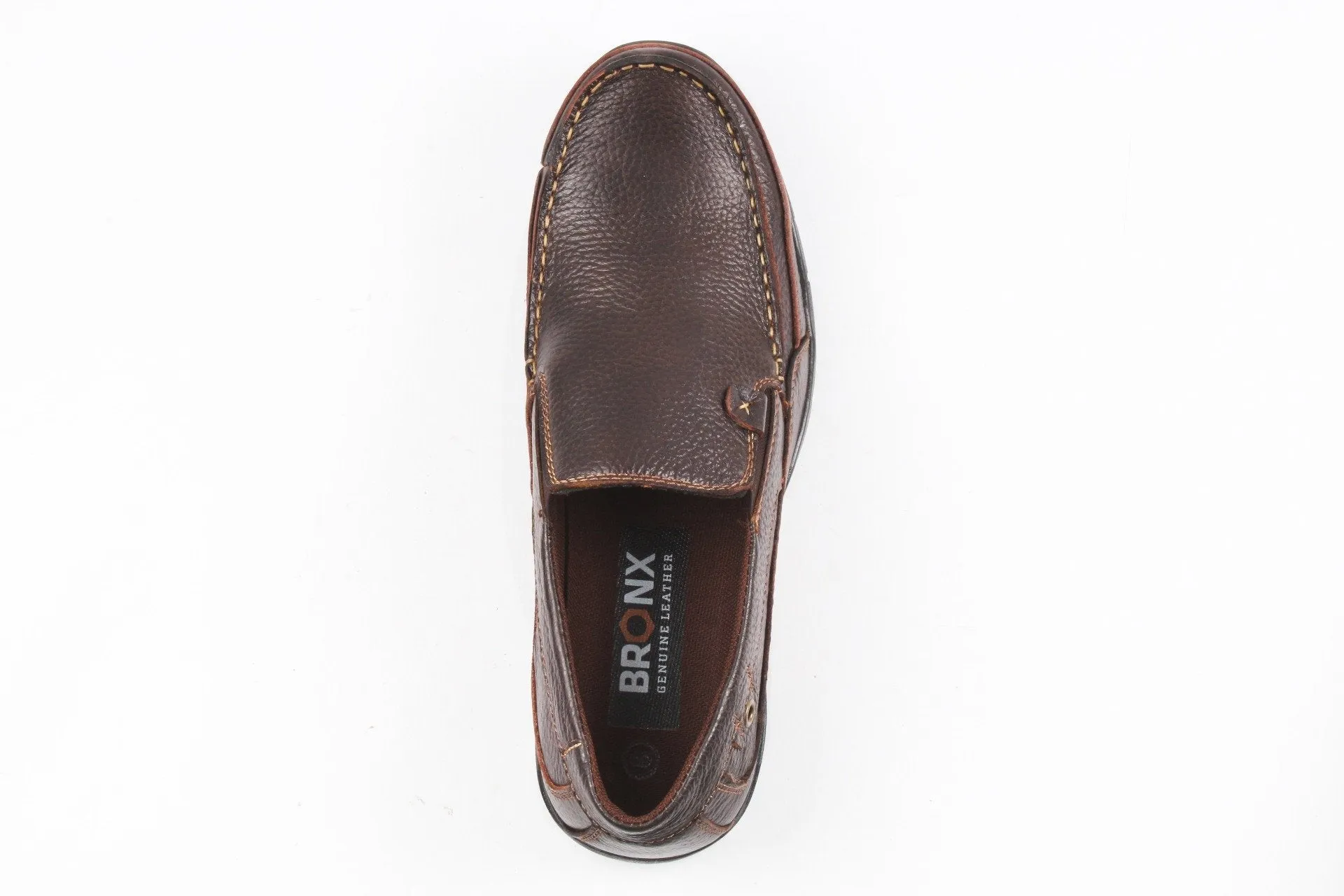 Men's Leather Relax Shoe Mid Brown
