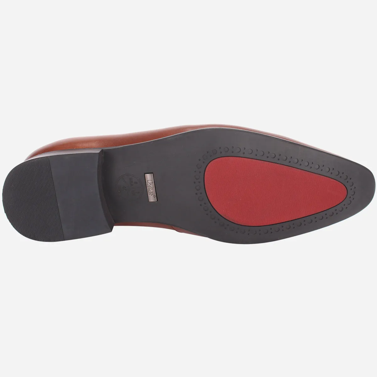 Mens "HUZIM" Leather Office Formal Slide In Shoes