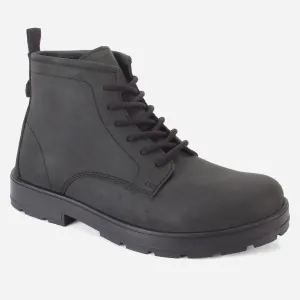 Mens "SAMSO" Lace Up Leather Ankle Boots