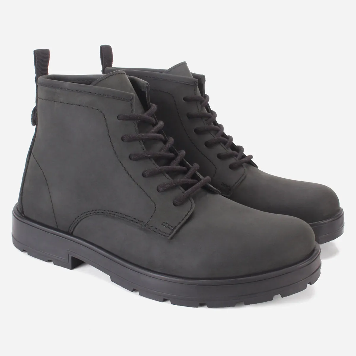 Mens "SAMSO" Lace Up Leather Ankle Boots