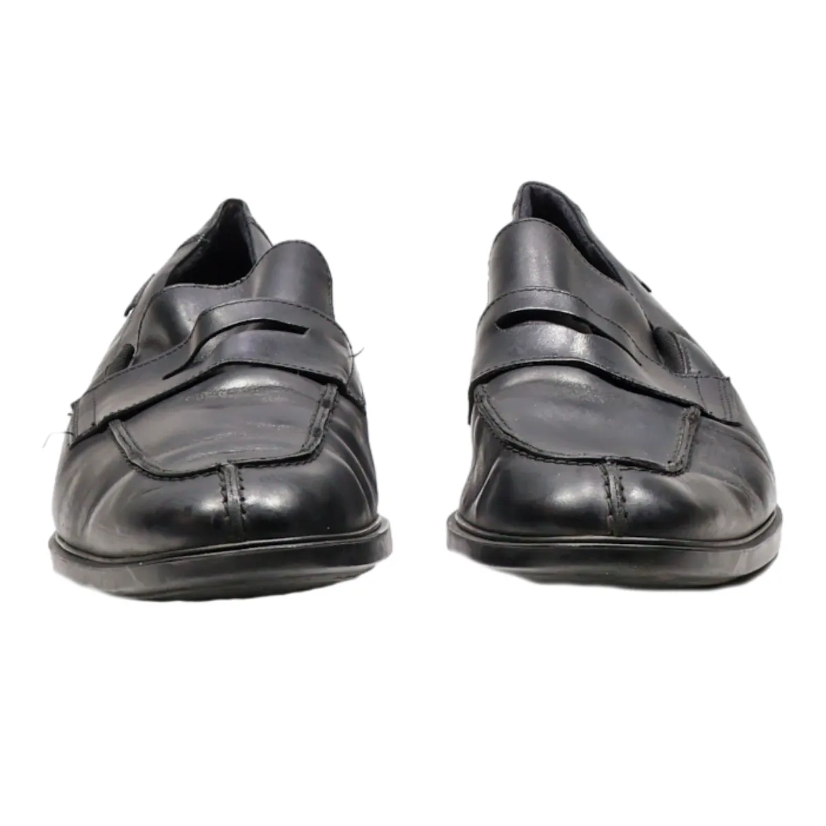 MEPHISTO Loafer Shoes Black Leather Mens UK 7.5