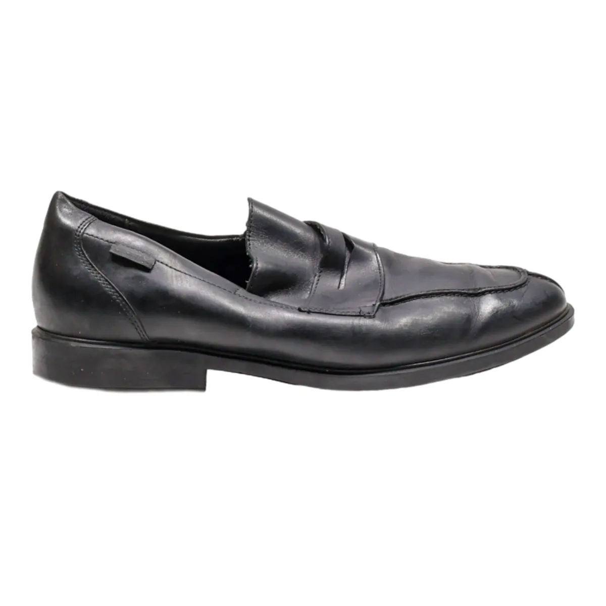 MEPHISTO Loafer Shoes Black Leather Mens UK 7.5
