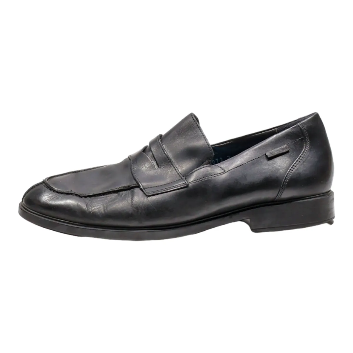 MEPHISTO Loafer Shoes Black Leather Mens UK 7.5