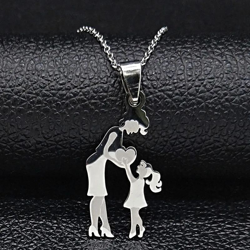 Mom Child Necklace
