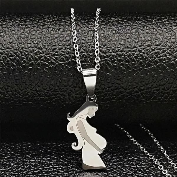 Mom Child Necklace