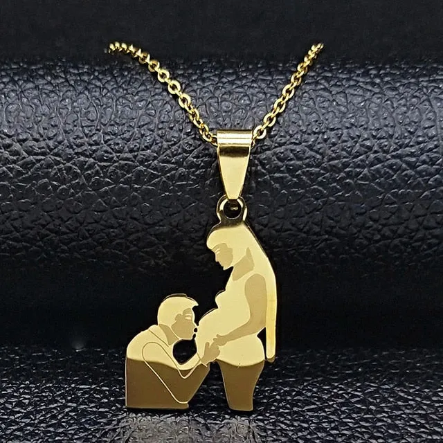 Mom Child Necklace