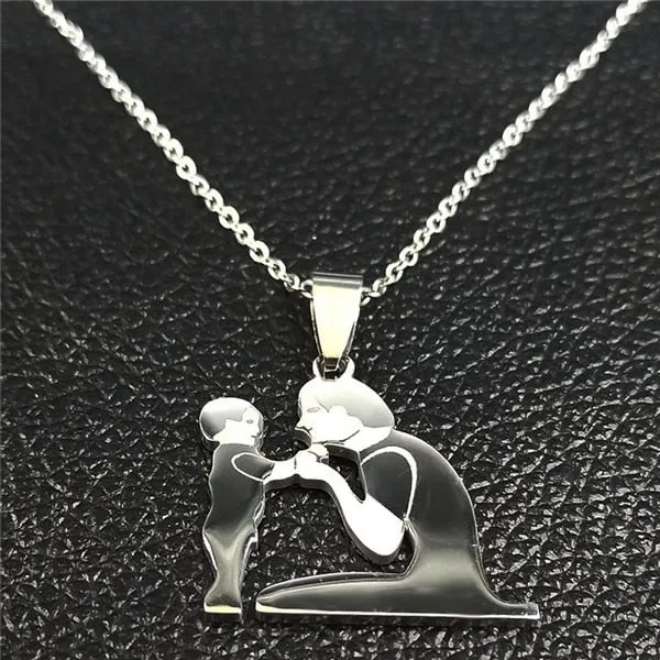 Mom Child Necklace