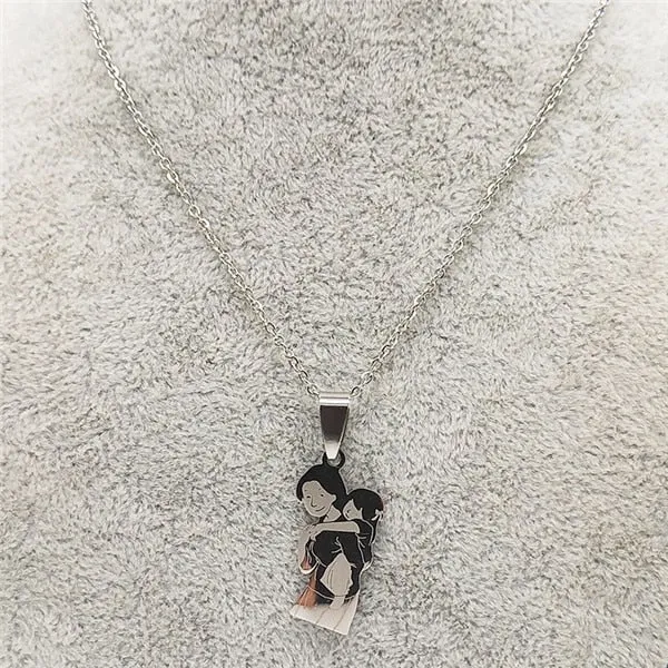 Mom Child Necklace