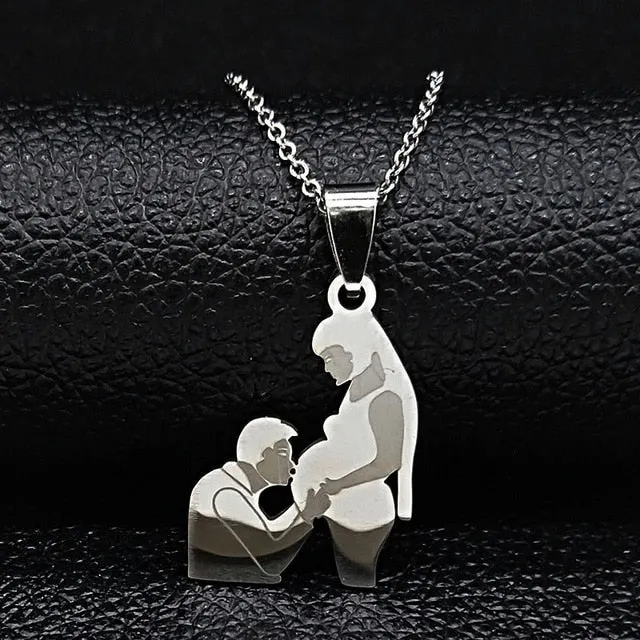 Mom Child Necklace