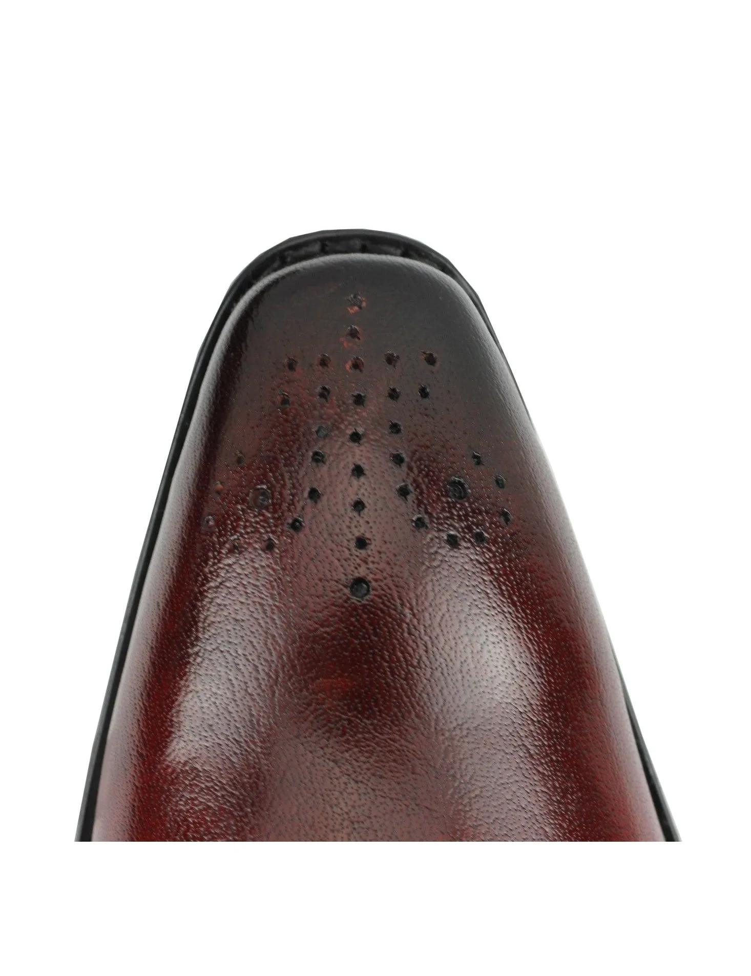 MONK STRAP SHOES IN RED
