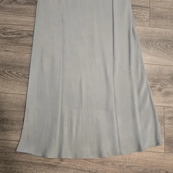 NWT, Anthropologie Elegant Green Maxi Skirt, Sz L