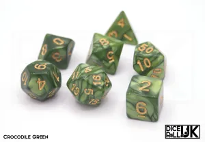 Pearlescent Dice - Crocodile Green
