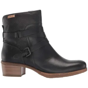 Pikolinos Zaragoza Calfskin Leather Women's Zip Up Ankle Boots