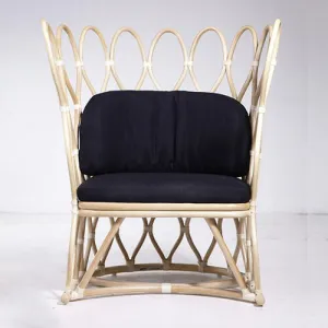 Rattan Petal Lounge Chair