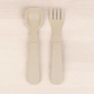 Re-Play Toddler (Fork   Spoon) Utensil Set