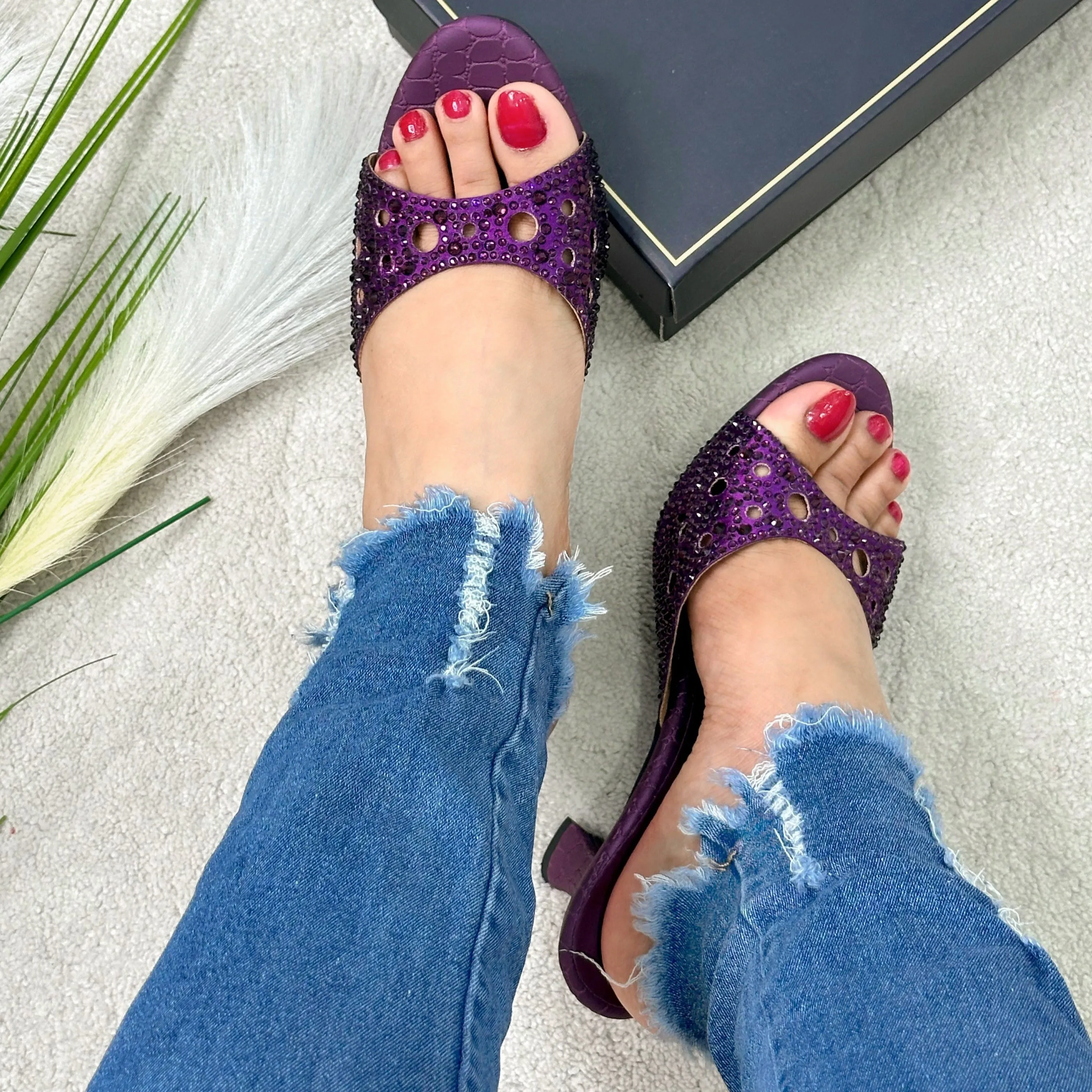 Reem Heels S207H - Purple