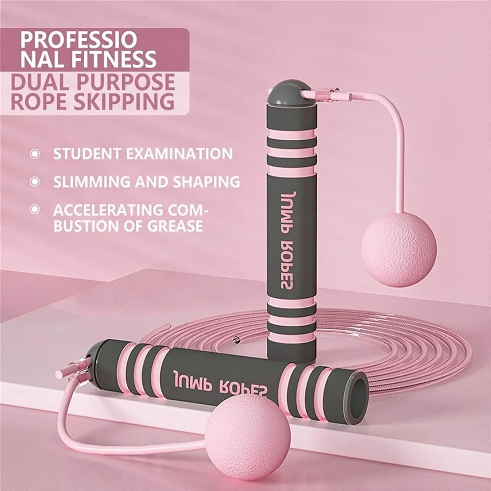 Rope Skipping Ropeless PVC Skipping Rope Cordless Jump Roper