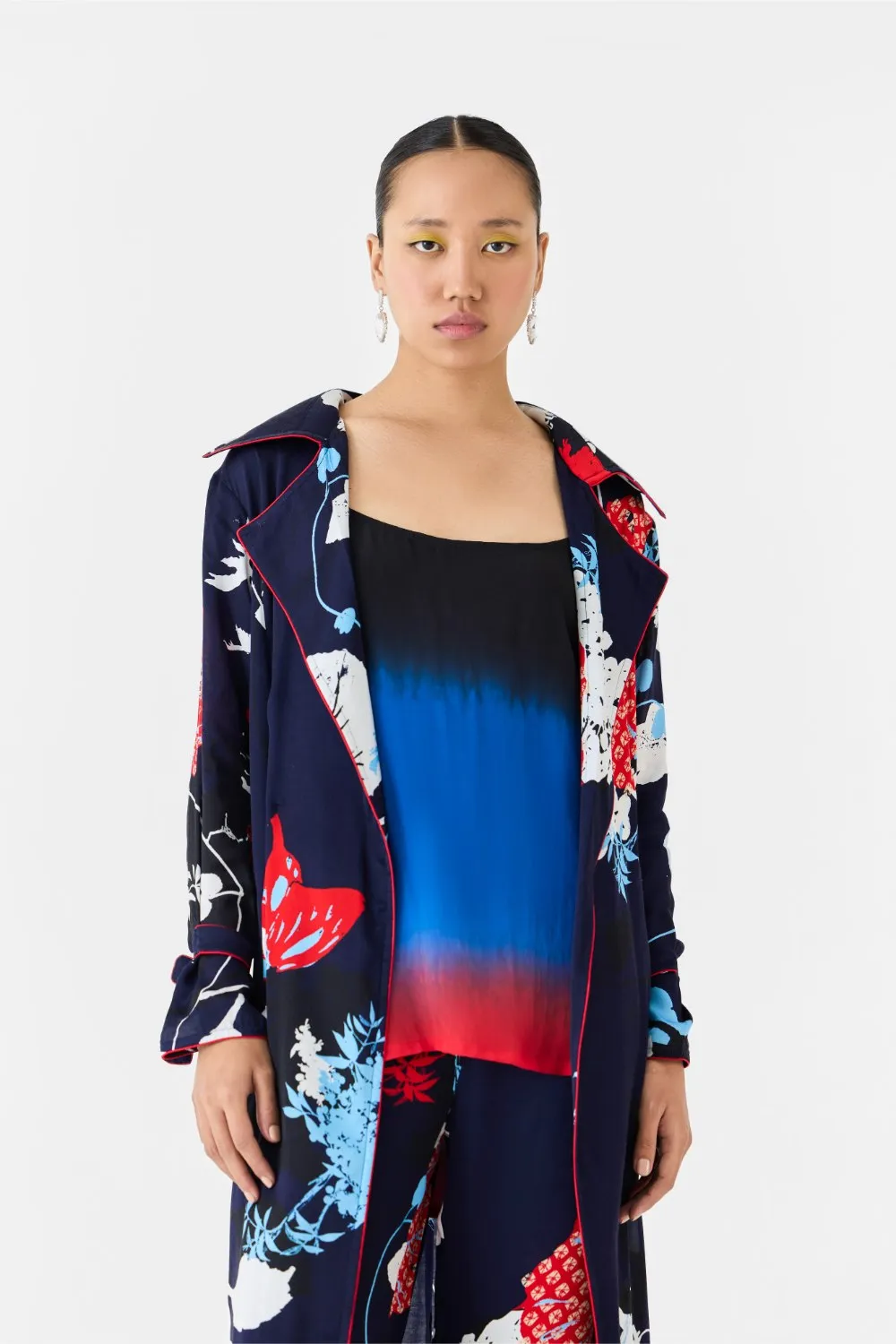 ROYAL IKIGAI TRENCH COAT & TROUSERS CO-ORD