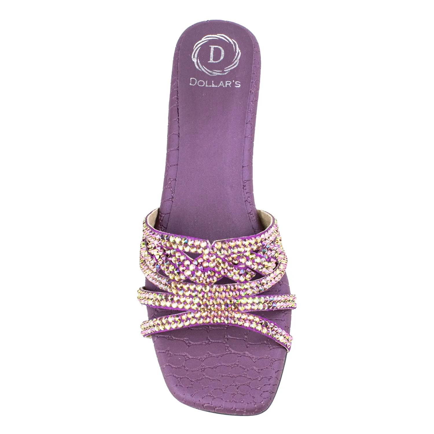 Salwa Heels S84H - Glitter Purple