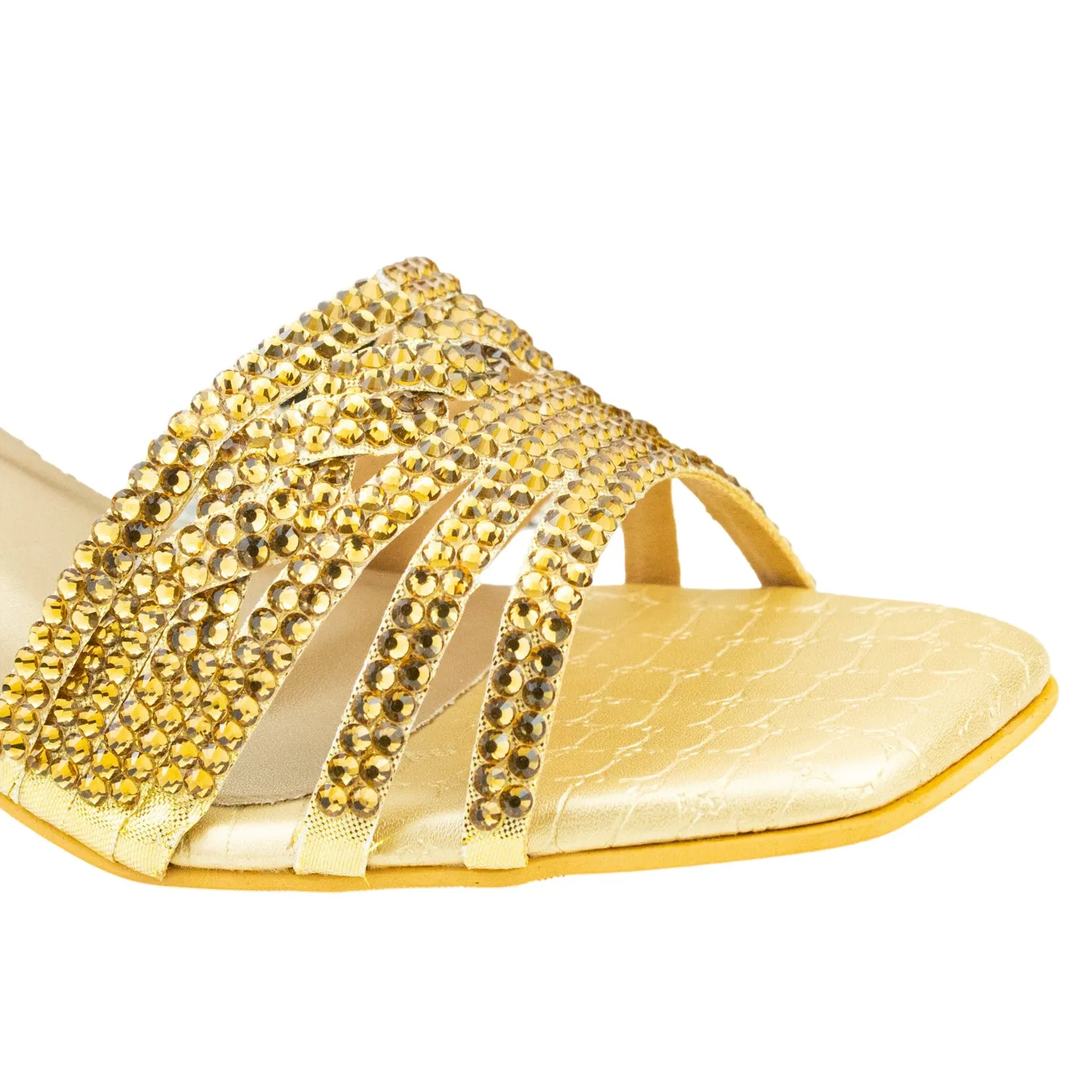 Salwa Heels S84H - Gold
