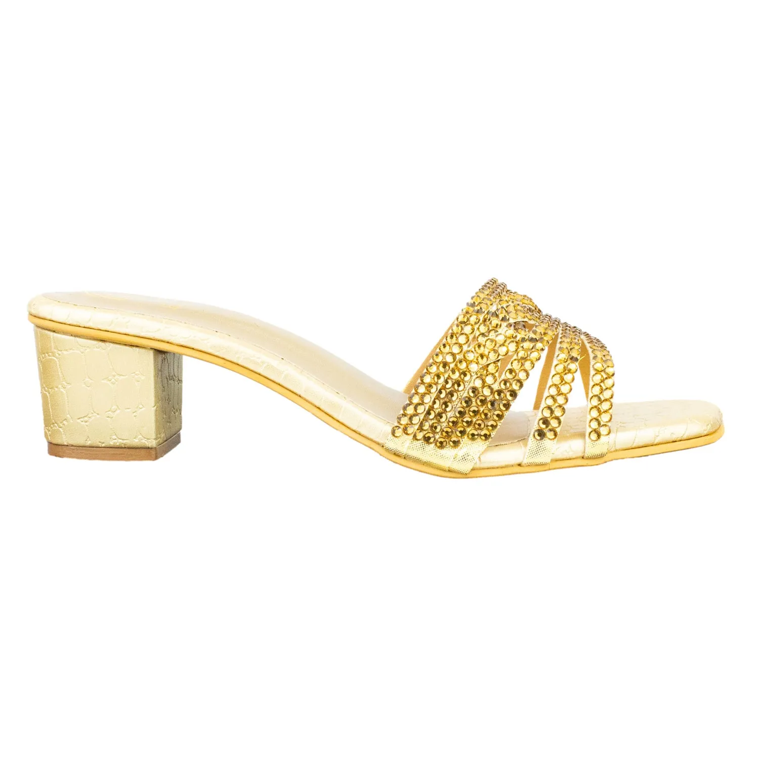 Salwa Heels S84H - Gold