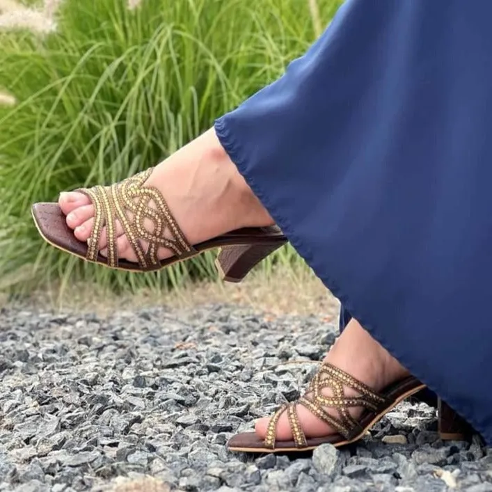 Samira Heels S181H - Brown