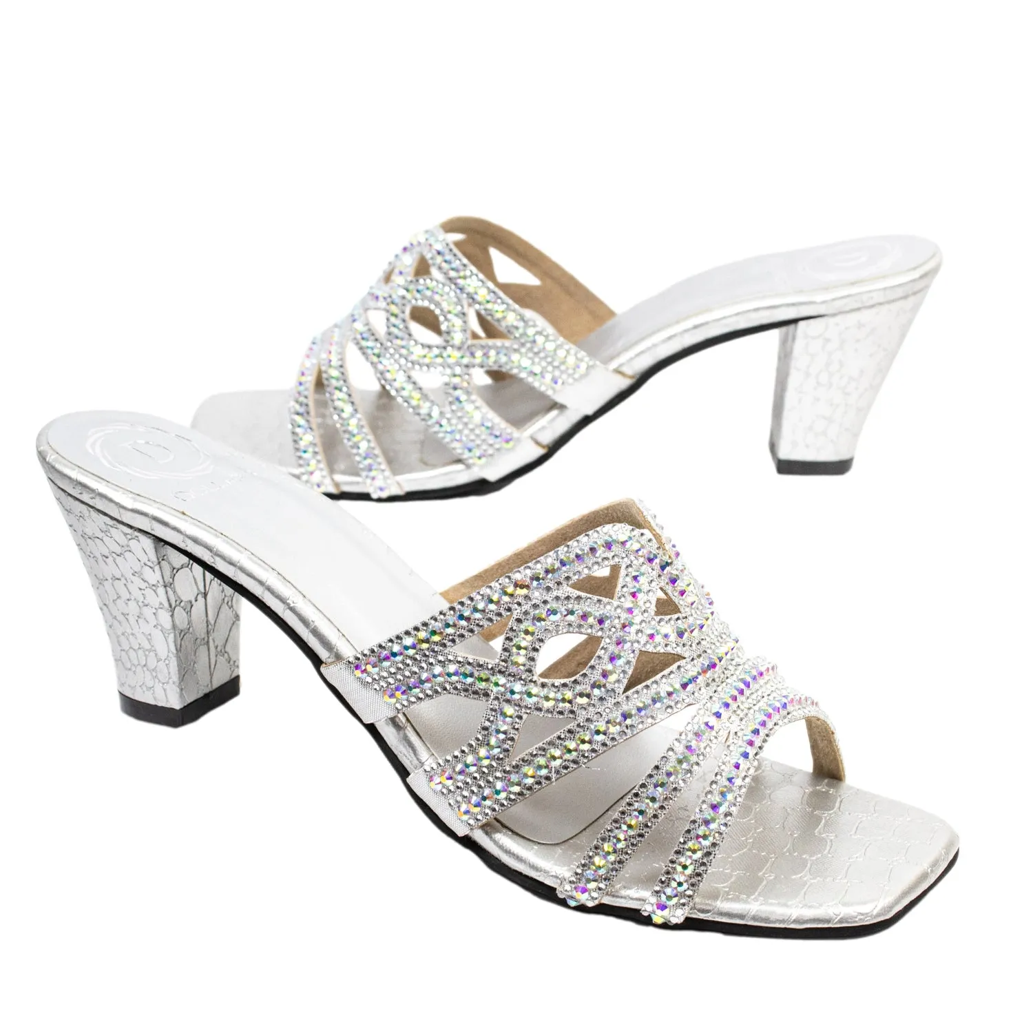 Samira Heels S181H - Silver