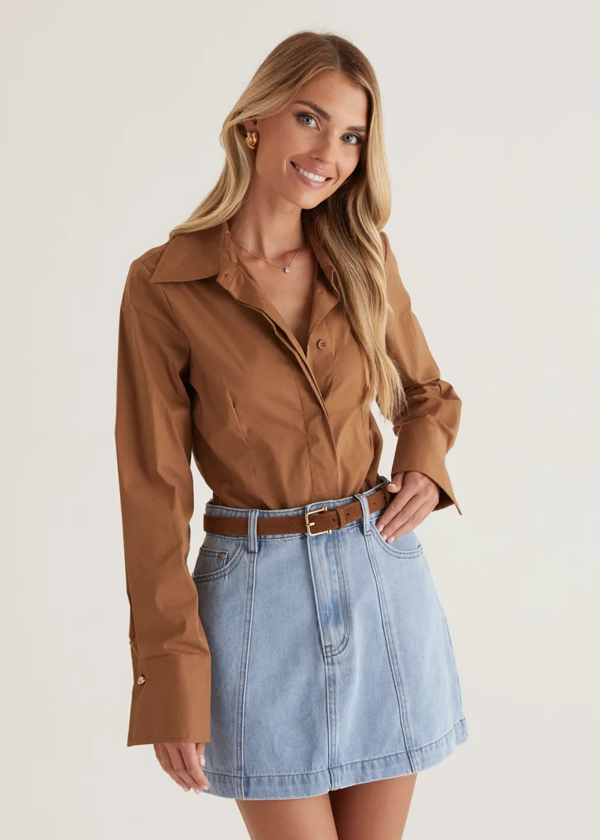 Sianna Shirt - Camel