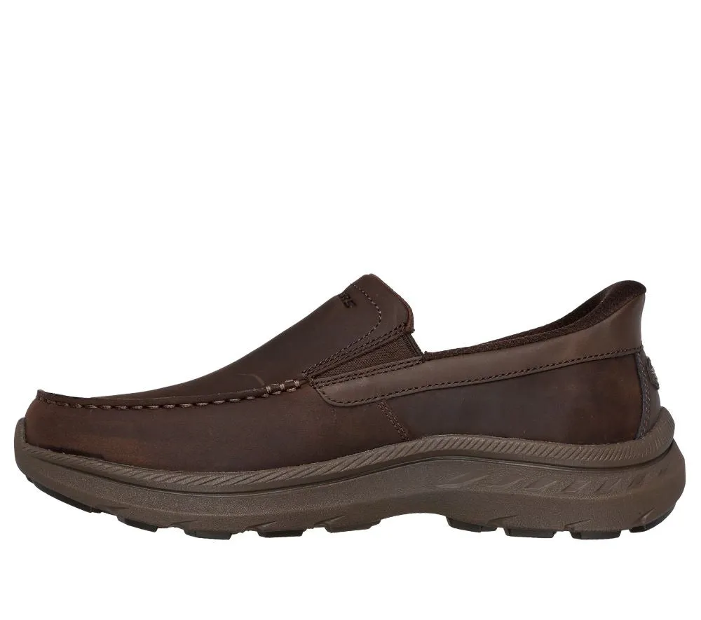 'Skechers' Men's Pollard-Osgood Slip-ins - Cocoa (Wide)