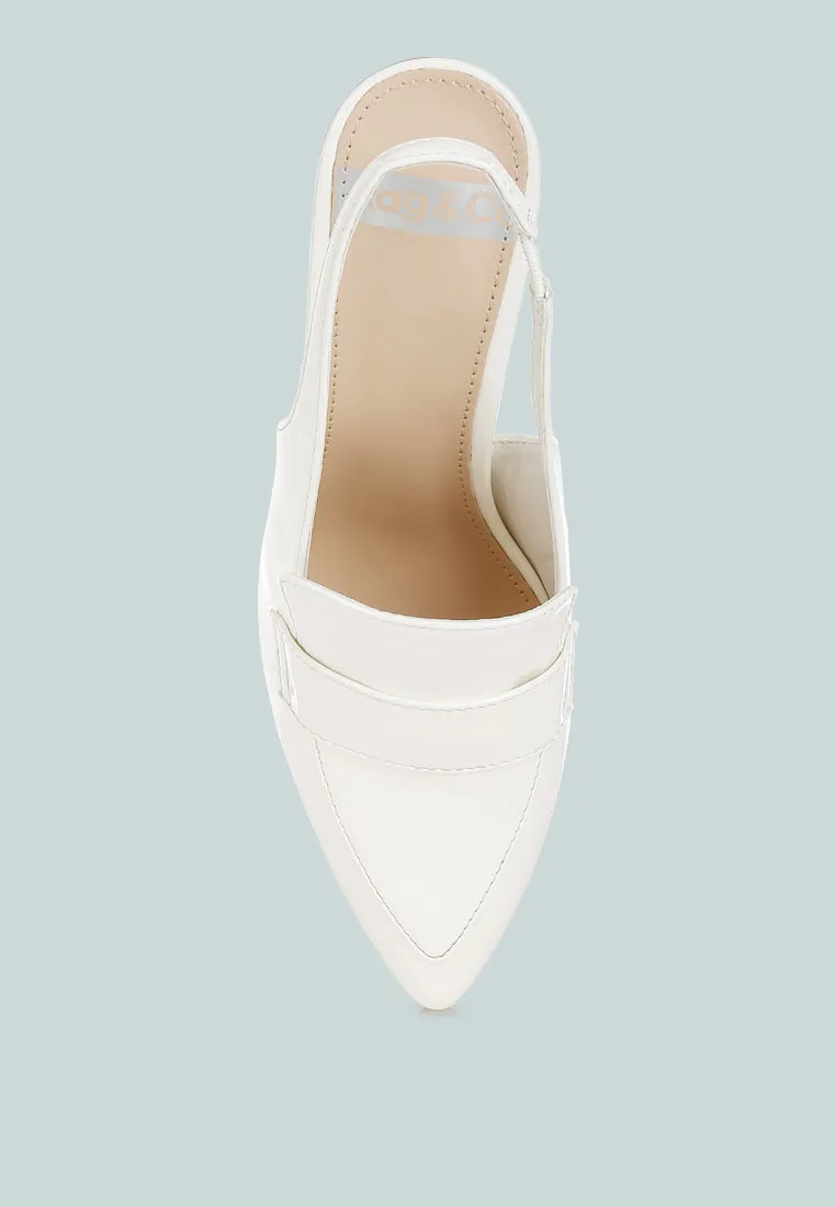 Slingback Loafer Sandals By RUW