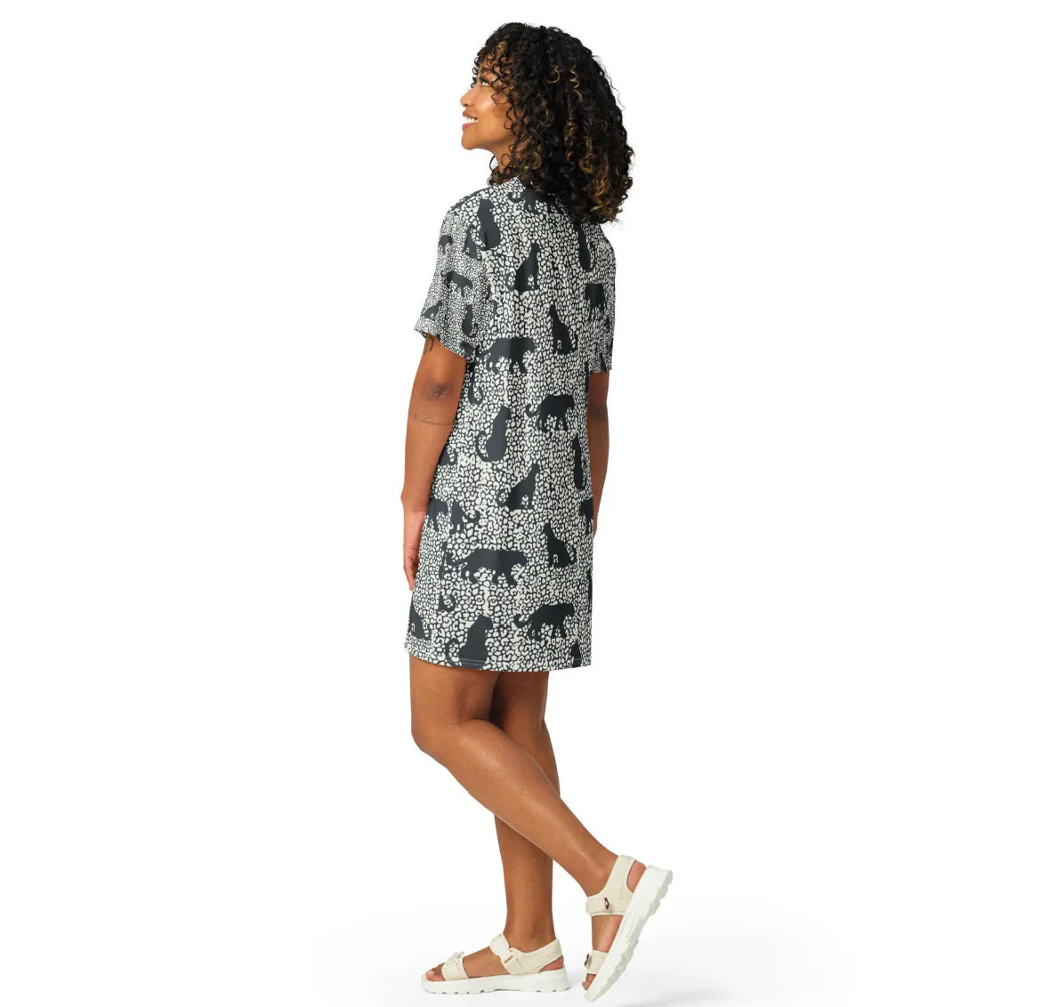 Spotted Jaguar T-Shirt Dress