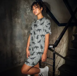 Spotted Jaguar T-Shirt Dress