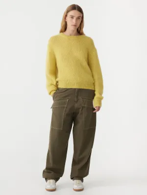 Stitch Detail Mohair Wool Knit
