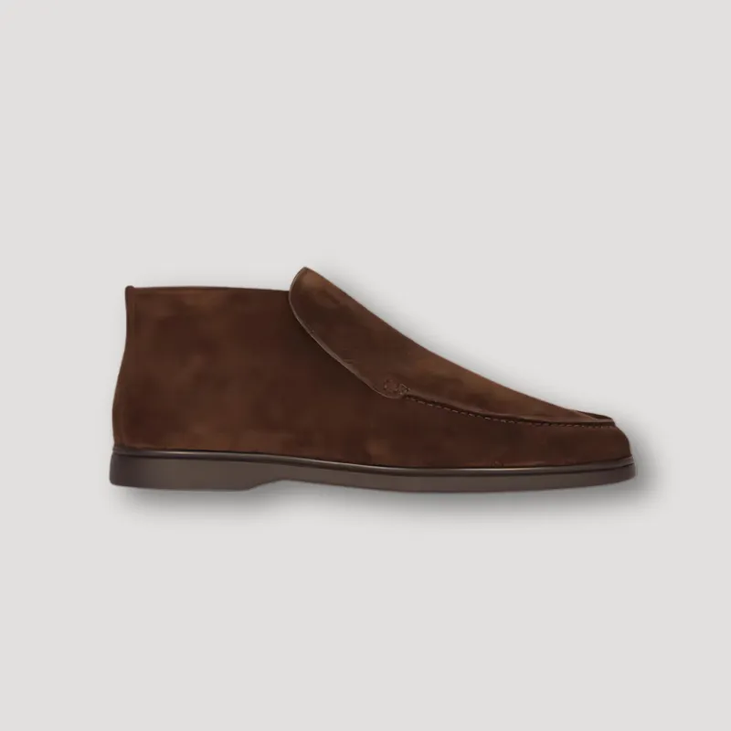 Suède Enkelhoge Mocassin - Casual - Heren Loafer