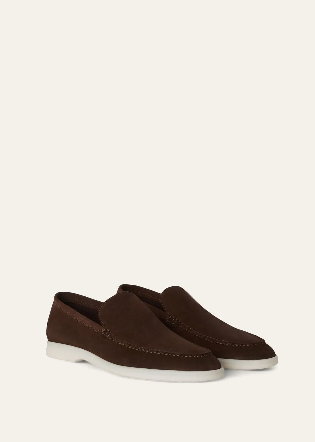 Summer Walk in Chocolate Suede for Men